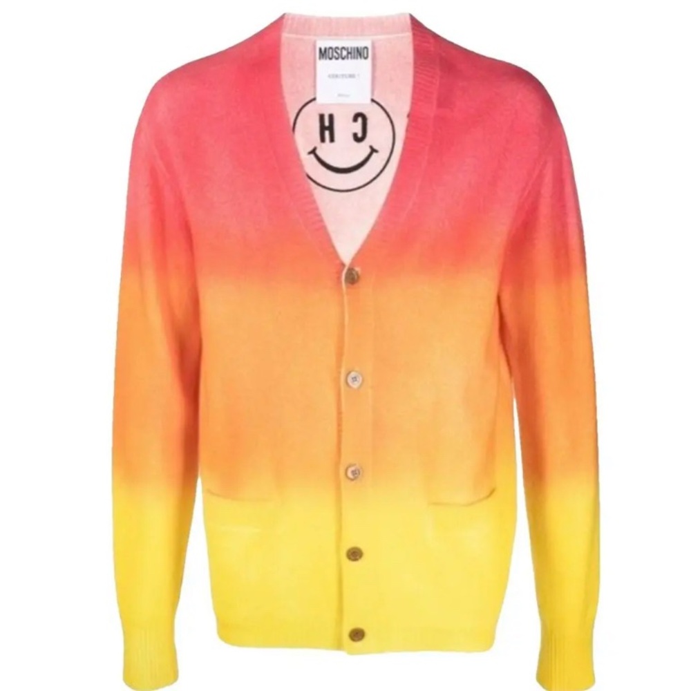 Moschino Wool Sunset Cardigan Sweater